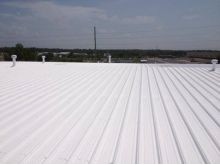 Metal Standing seam after we finished it